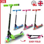 CORE Foldy Kids Scooter Foldable Scooter LED Wheels Boy/Girl Scooter RRP£60