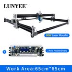 CNC Laser Engraving Cutting Machine 80W Cutter 650x650mm DIY Engraver Tool