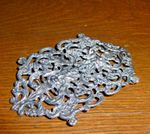 Antique Silver Green Man Nurse's Buckle, Maker CM, Birmingham 1898