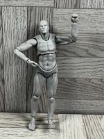 Artist Drawing Mannequin Figure Movable Joint Male - Grey Action Figure
