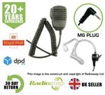 SPEAKER MIC & COVERT EARPIECE FITS MOTOROLA TLKR T80 T81 T82 PMR TWO WAY RADIO