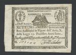 ITALY 1 1/2 paoli 1798 Assignat Papal Republic of Rome Krause s534 Banknotes
