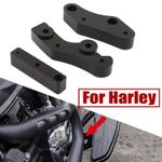Floorboard Relocators Fit For Harley-Davidson Softail Slim FLSL 2018-2021 Black