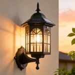 Solar Wall Light Outdoor with Motion Sensor, 3 Smart Modes, IP65 Waterproof