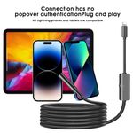 Snake Waterproof Endoscope Borescope Inspection Camera Scope for iPhone iPad