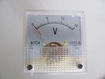 12v Voltmeter. Analogue. Panel Mounting. 0-15v DC range.