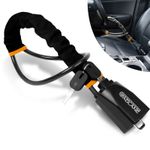 GADLANE Seat Belt Lock Steering Wheel Lock Car Security Anti-Theft Device Black