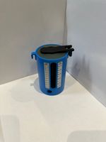 WATER FLOW CUP WEIR GAUGE 2-22LTR / 1/2-5 GALLONS PLUMBING BLUE