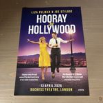 HOORAY FOR HOLLYWOOD Liza Pulman Joe Stilgoe 2026 London Duchess Theatre Flyer