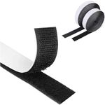 SELF ADHESIVE TAPE Hook and Loop Double-Sided Stick On Fastener Strips