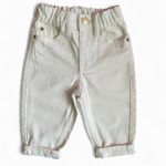 Toddler Baby Girl Cream Jeans Casual Soft Denim Pants Kids Clothing