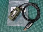 Black Programming Cable For NEW 15W TCA PRC 152A 148 Radio NEXUS 6Pin USB Cable