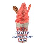Red Sherbet KBG Knickerbocker Glory Whippy Ice Cream Sticker - 16cm die cut