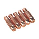 Sealey MIG Contact Tip 1.0mm Pack of 5 Gasless Welder Welding Accessories