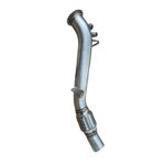 TURBO EXHAUST DOWNPIPE DPF PIPE STAINLESS STEEL FITS BMW E87 E88 116D 118D 120D