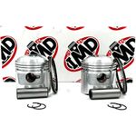Honda CB250K0 K3 K4 13101-286 Piston Kits (2) +0.25mm / 56.25mm 