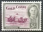 Gold Coast KGVI 1948   5/= Purple & Black  Perf 111/2x12  Mint  sg 145