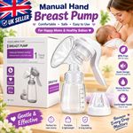 Manual Hand Breast Pump Mute Infant Breastfeeding Feeding Suction Tool Health