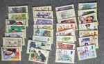 GB Job Lot of Used PHQ Cards Royal Mail 1977-83, 30 sets FDI see photos