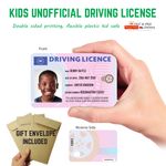 Kid's Personalised Driving Licence - Novelty Ride-On, Toy Car, Bike Cute License