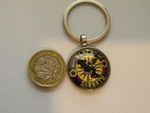 Black Sabbath, English Heavy Rock Band, Ozzy Osbourne, Superb Logo 3D Key ring