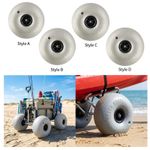 16 inch Balloon Wheels Sturdy Cart Tire for Canoe Cart Sand Wagon Beach Cart