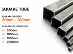 Mild Steel Box Section Square-Rectangular Size 20mm - 100mm | 500mm - 2M LENGTHS