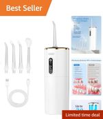 Efficient Electric Flosser with Powerful Pulses for Family-Friendly Oral Care