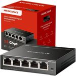 MERCUSYS MS105GS-M2 2.5Gbps Multi-Gigabit Metal Desktop Switch, 5 Ports Ethernet