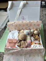 New Baby Gift Box Including Blanket, Clothes And Many More