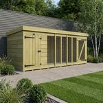 Dog Kennel And Run Full Tanalised Pressure Treated Timber All SIzes Available 