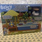 Bluey Pool Time Fun Playset Bluey Figure in Swim Suit with Accessories