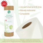 REUSABLE Bamboo Kitchen Roll - 3 pack - Never buy disposable kitchen roll again!