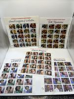Vintage Musical Stamp Collection Sheets