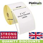 10 x ROLLS ROYAL MAIL LABELS 4X6" DIRECT THERMAL FOR ZEBRA PRINTERS 5000 LABELS