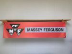 Massey Ferguson Banner Tractor Shed Workshop Wall Display RED