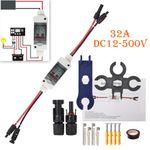 PV Isolator Switch DC12-500V 32A Disconnect Circuit Breaker For Solar-Panels