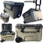 Lidsters Fishing Deluxe Cooler Wheeled Ice Box 36L Fits 53 Cans Carp tackle Cool