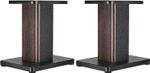 sourcing map Wood Grain Speaker Stands 1 Pair 11.8 Inch (30cm) Universal Small S
