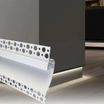 Plaster In Wall Wash Aluminium Profile ALP1896 White LED Chanel LEDBRITE 2M/6.6F