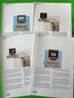 RARE 4 x Vintage IBM PS/2 Brochures Models 30,50,60 & 80.  1987 :MINT  Museum ?