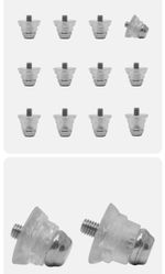Clear Replacement Football Studs 8x13 4x16 mm Suitable for Nike SG