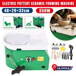 350W Electric Pottery Wheel Turntable Ceramic Forming Machine For Adults 25cm UK