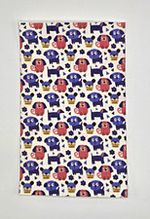 Dog Design. Ng Tube Tape Sheet. Approx 10cmx15cm.