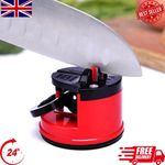 Anysharp Knife Sharpener, Hands-Free Safety, Powergrip Suction, Safely Sharpens