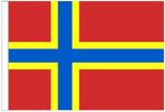 Orkney Sleeved Courtesy Flag ideal for Boats 45cm x 30cm