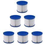 AREBOS 6x Filter Replacement Filter Cartridges for Spa Pool Whirlpool