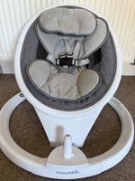 Munchkin Bluetooth Enabled Baby Swing, White/Grey Stars, From Birth to 9kg