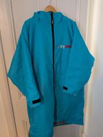 dryrobe Advance Turquoise Blue/Grey Fleece  Long Sleeves Good Size MEDIUM £175