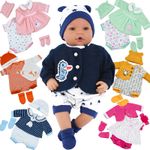 BiBi Doll 20" Baby Doll Clothes Reborn Outfit Variations Jumpsuit Dress Toy